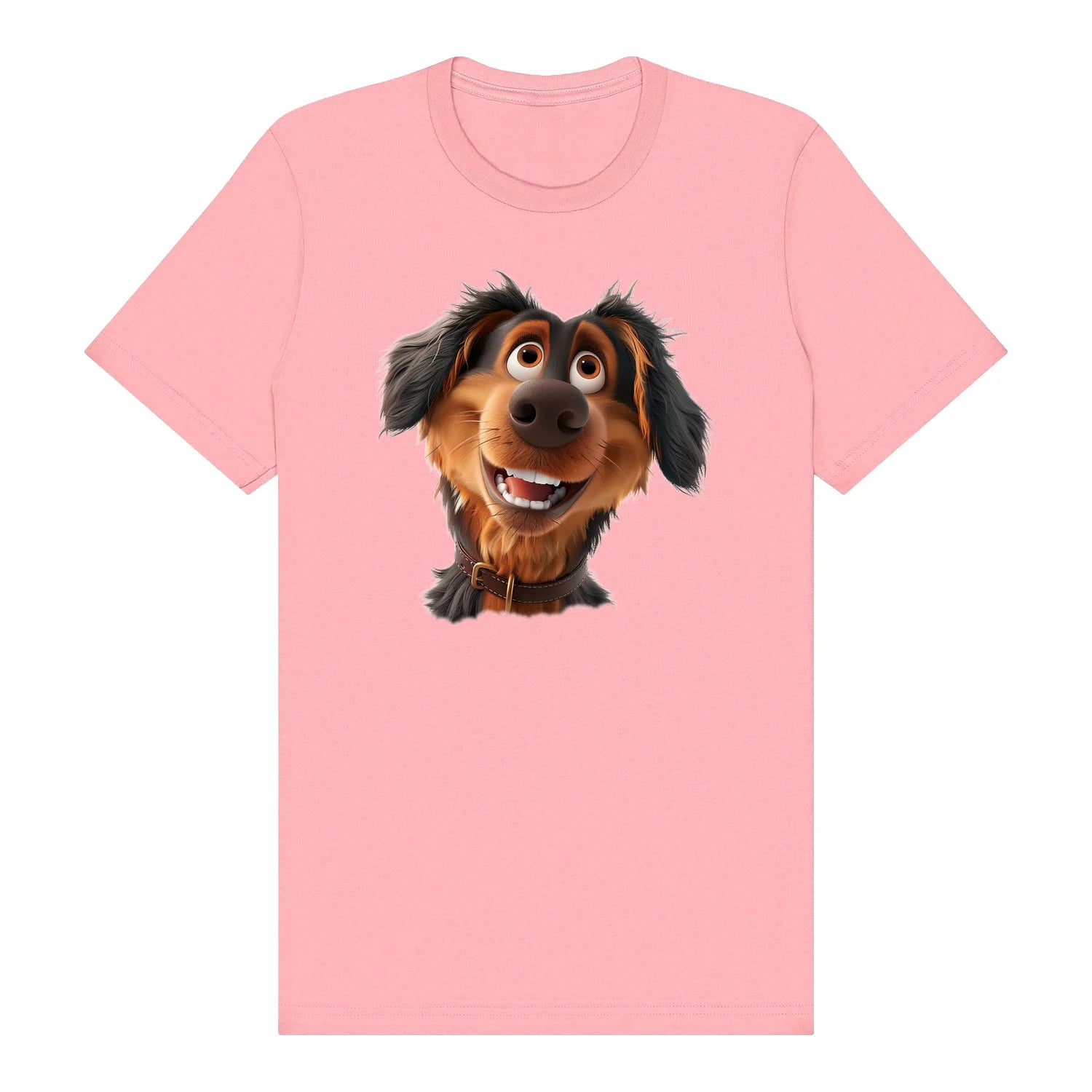 T-shirt Dog graphic 0001 - Pink