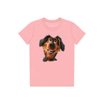 T-shirt Dog graphic 0001 - Pink