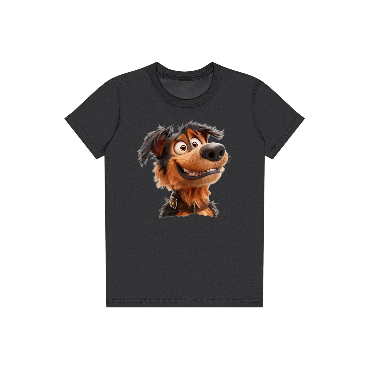 T-shirt Dog graphic 0002 - Dark Grey