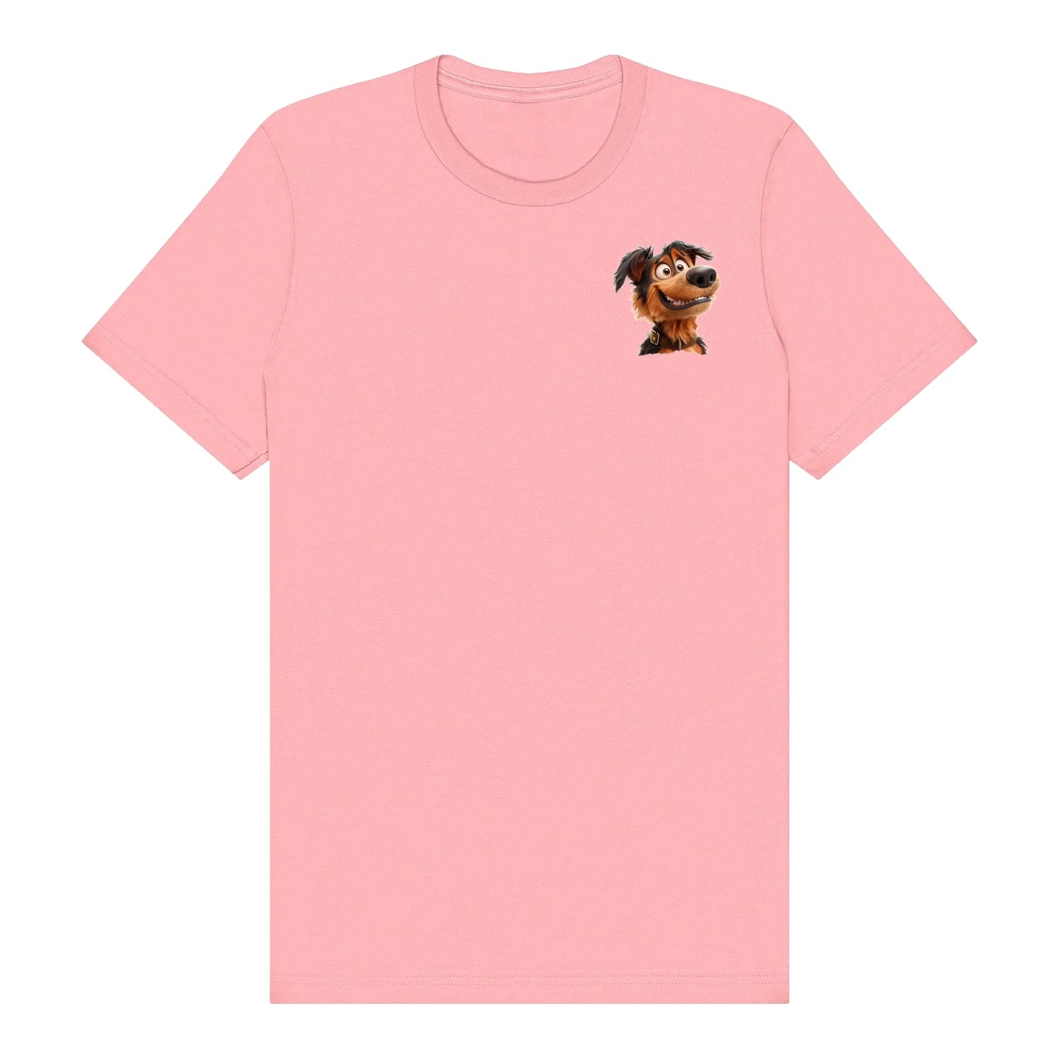 T-shirt Dog graphic 0002 - Pink