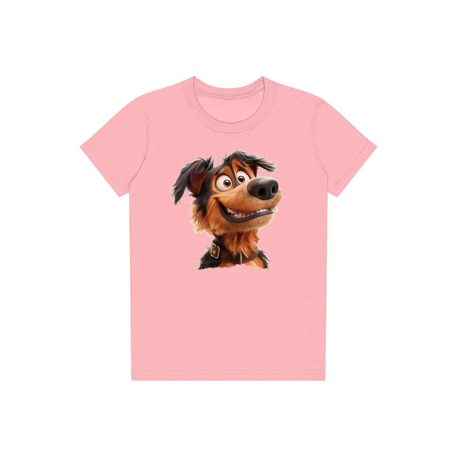 T-shirt Dog graphic 0002 - Pink