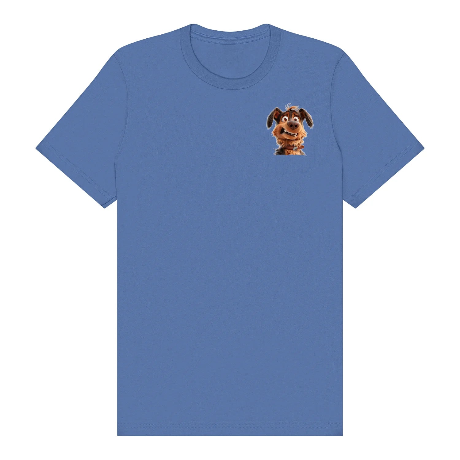 T-shirt Dog graphic 0003 - Columbia Blue