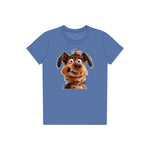 T-shirt Dog graphic 0003 - Columbia Blue