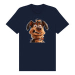 T-shirt Dog graphic 0003 - Navy