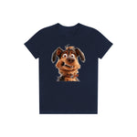T-shirt Dog graphic 0003 - Navy