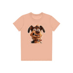 T-shirt Dog graphic 0003 - Peach