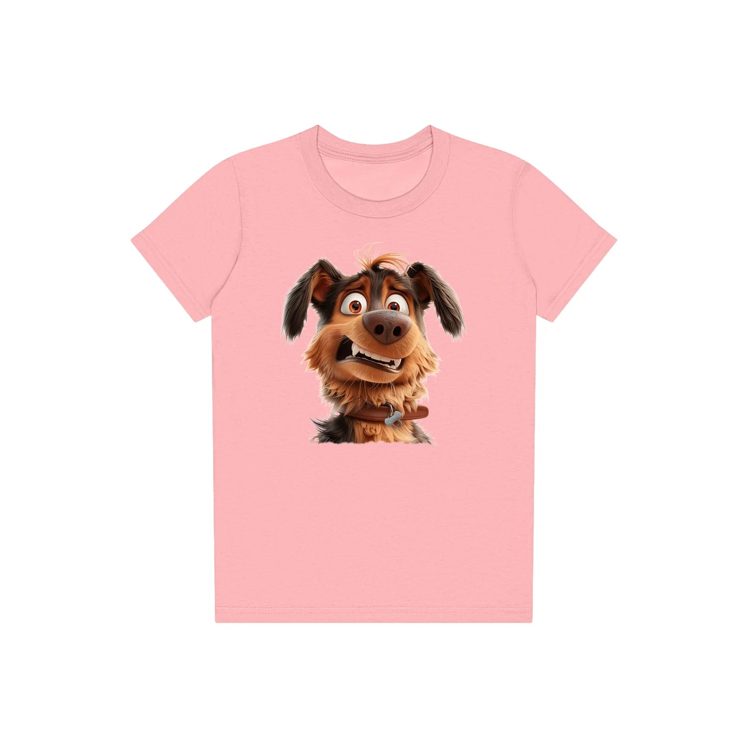 T-shirt Dog graphic 0003 - Pink