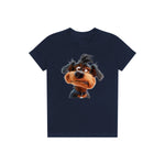 T-shirt Dog graphic 0004 - Navy