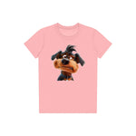 T-shirt Dog graphic 0004 - Pink