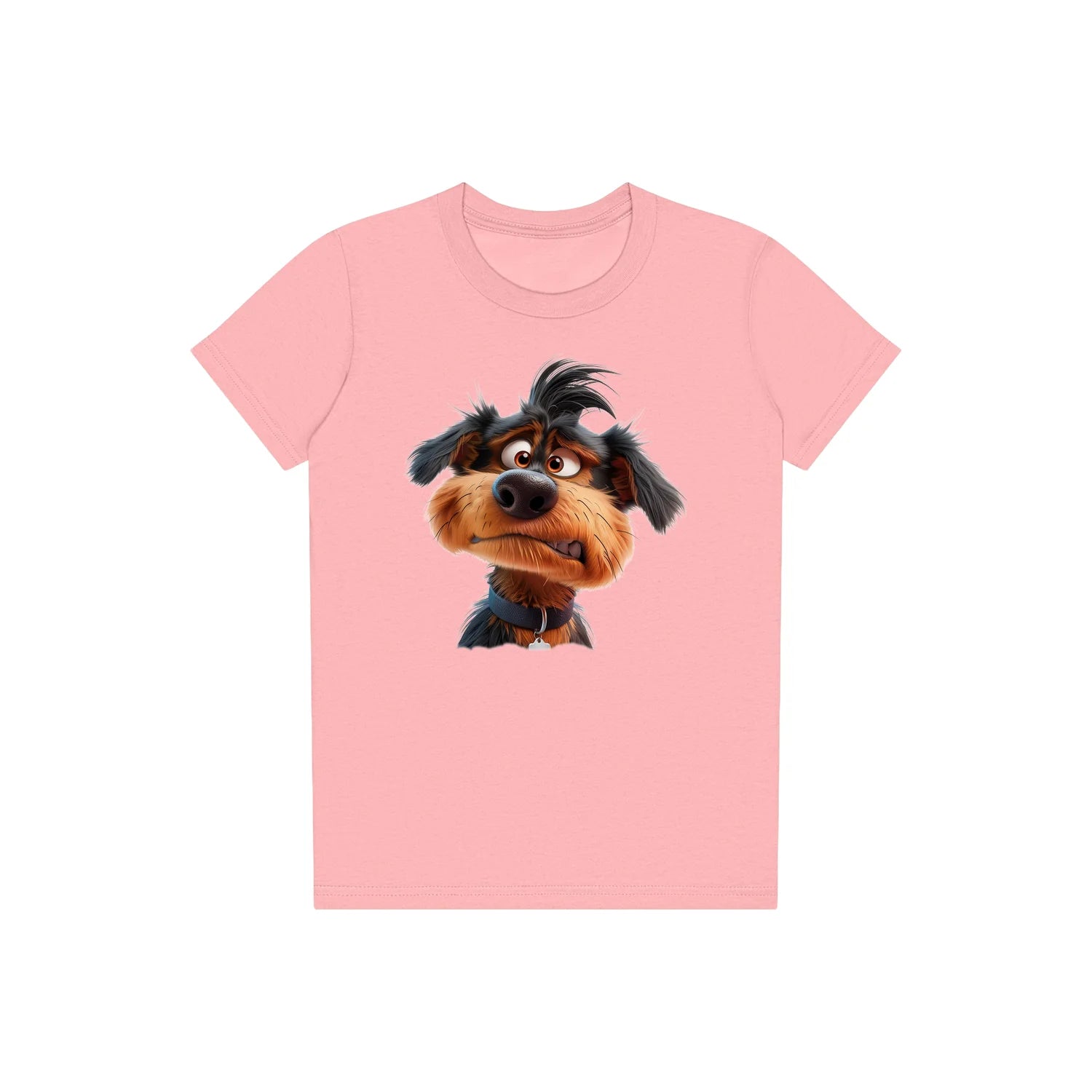 T-shirt Dog graphic 0004 - Pink