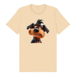 T-shirt Dog graphic 0004 - Soft Cream