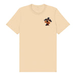 T-shirt Dog graphic 0004 - Soft Cream
