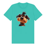 T-shirt Dog graphic 0004 - Teal