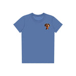 T-shirt Dog graphic 0005 - Columbia Blue
