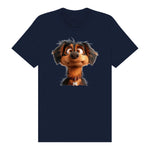 T-shirt Dog graphic 0005 - Navy