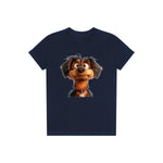 T-shirt Dog graphic 0005 - Navy