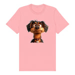 T-shirt Dog graphic 0005 - Pink