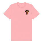 T-shirt Dog graphic 0005 - Pink