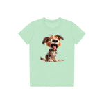 T-shirt Dog graphic 0006 - Mint