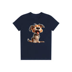 T-shirt Dog graphic 0006 - Navy