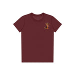 T-shirt Dog graphic 0007 - Maroon