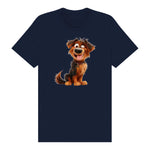 T-shirt Dog graphic 0007 - Navy