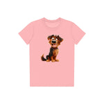 T-shirt Dog graphic 0007 - Pink