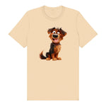 T-shirt Dog graphic 0007 - Soft Cream