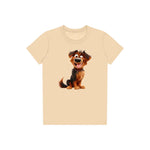 T-shirt Dog graphic 0007 - Soft Cream