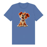 T-shirt Dog graphic 0008 - Columbia Blue