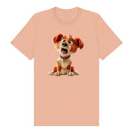 T-shirt Dog graphic 0008 - Peach