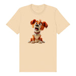 T-shirt Dog graphic 0008 - Soft Cream