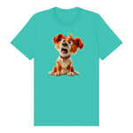 T-shirt Dog graphic 0008 - Teal