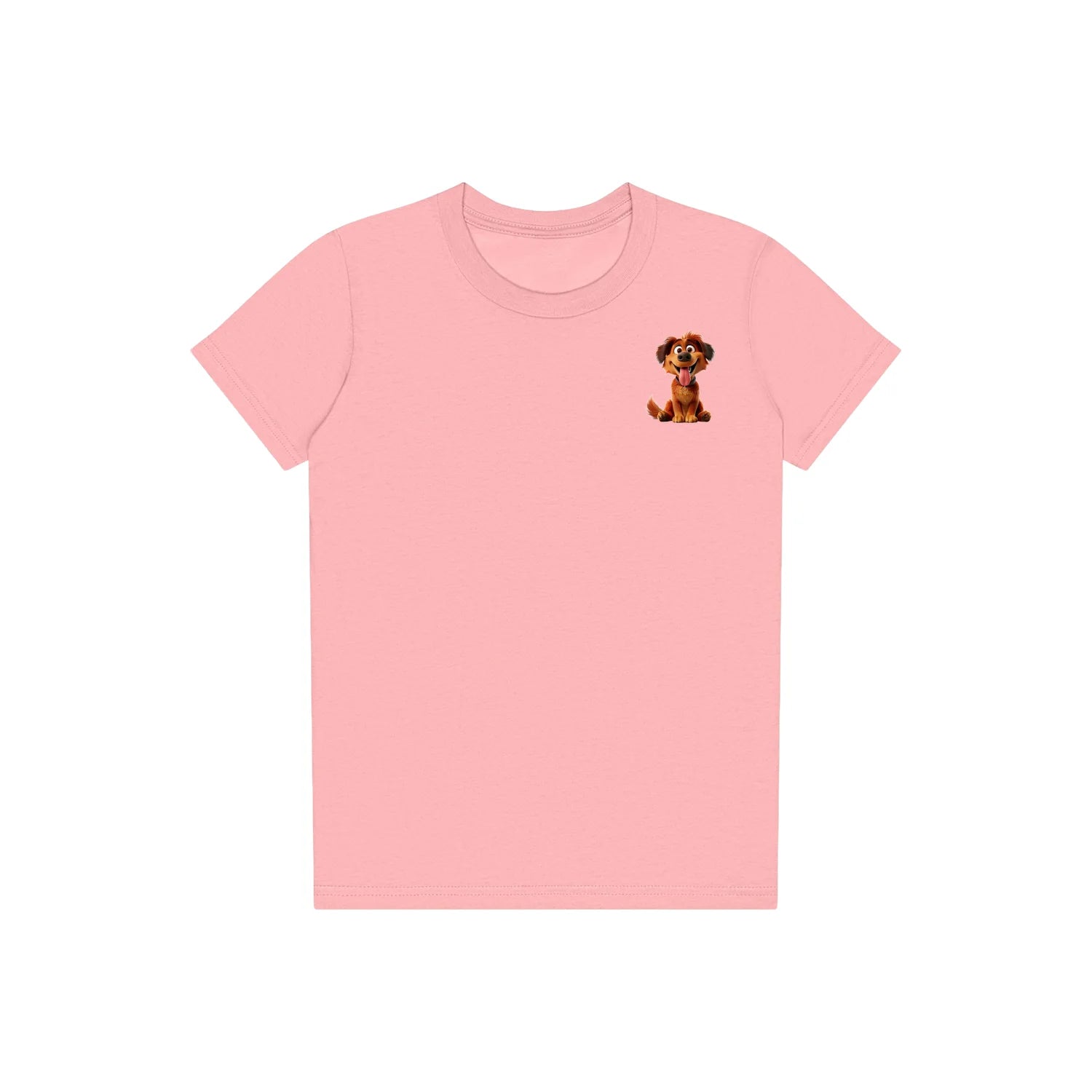 T-shirt Dog graphic 0009 - Pink