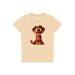 T-shirt Dog graphic 0009 - Soft Cream