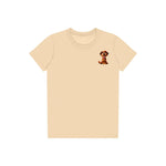 T-shirt Dog graphic 0009 - Soft Cream