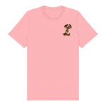 T-shirt Dog graphic 0010 - Pink