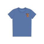 T-shirt Dog graphic 0011 - Columbia Blue