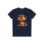 T-shirt Dog graphic 0011 - Navy