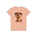 T-shirt Dog graphic 0011 - Peach