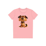 T-shirt Dog graphic 0011 - Pink