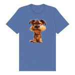 T-shirt Dog graphic 0012 - Columbia Blue