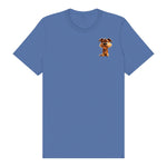 T-shirt Dog graphic 0012 - Columbia Blue