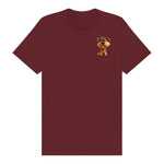 T-shirt Dog graphic 0012 - Maroon