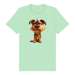 T-shirt Dog graphic 0012 - Mint