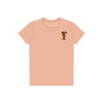 T-shirt Dog graphic 0012 - Peach
