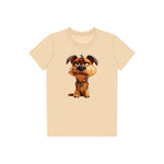 T-shirt Dog graphic 0012 - Soft Cream
