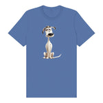 T-shirt Dog graphic 0013 - Columbia Blue