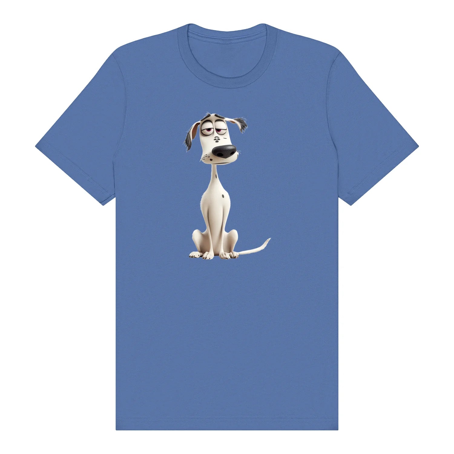 T-shirt Dog graphic 0013 - Columbia Blue