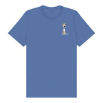 T-shirt Dog graphic 0013 - Columbia Blue